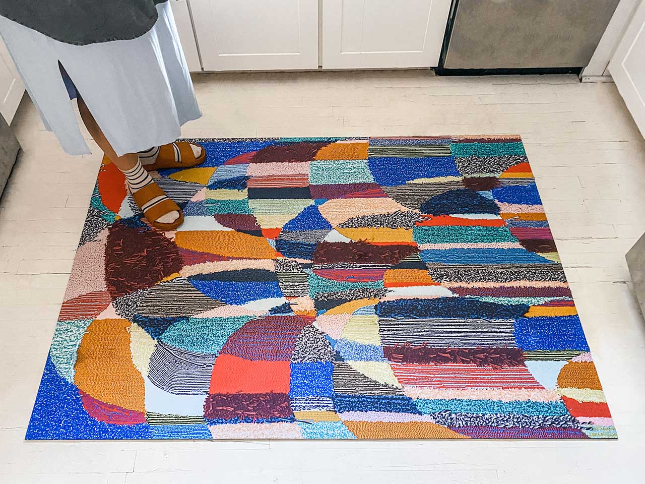 Trish Andersen Digitally Printed Floor Mats Are Wildly Colorful and Washable
