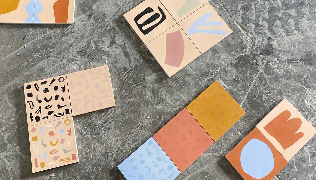 Concrete Collaborative Unveils Playfully Patterned Tiles From Alex Proba
