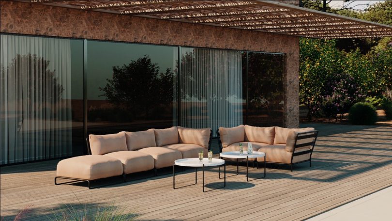 Create Your Ideal Outdoor Lounge Area With Brick Sofa