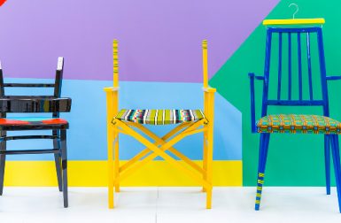 Yinka Ilori Turns Discarded Chairs into Sculptural Pieces With a Story