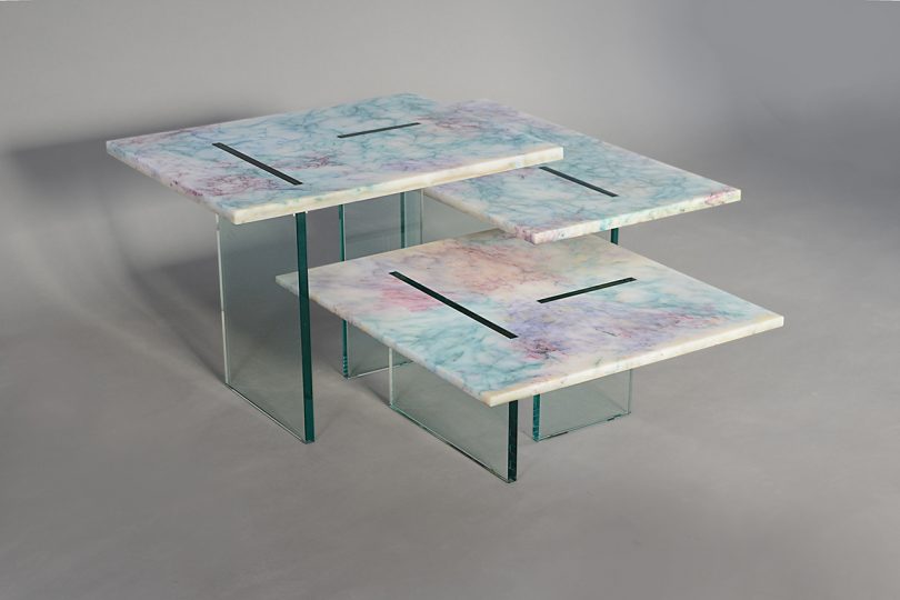 trio of tables