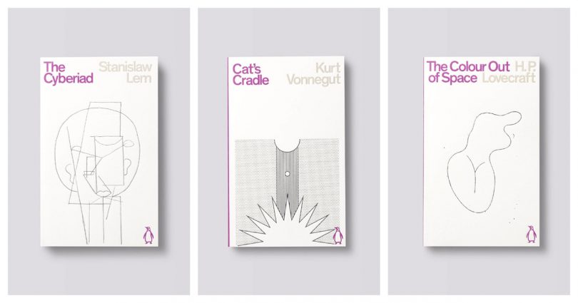 three bookcovers