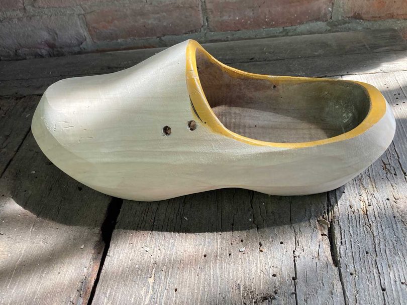 Dutch wooden shoe