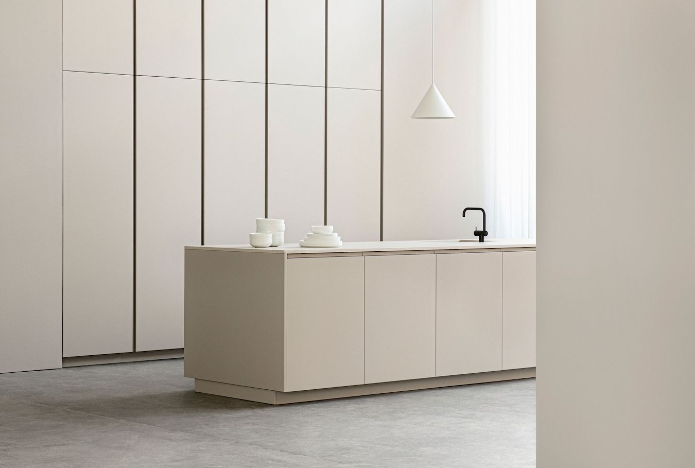 Profile Transforms IKEA Cabinets into a Minimalist Kitchen