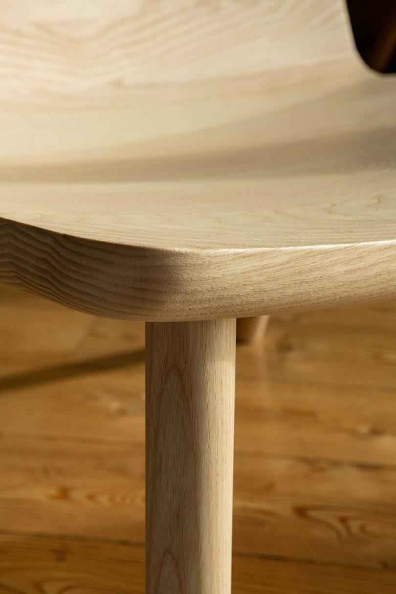 wooden chair detail