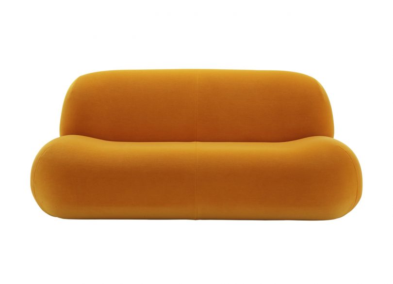goldenrod sofa