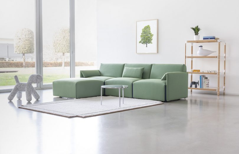 sofa with chaise lounge