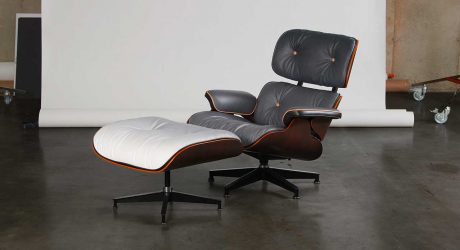 A Customized Eames Chair Inspired by NYC Asphalt + Morning Fog