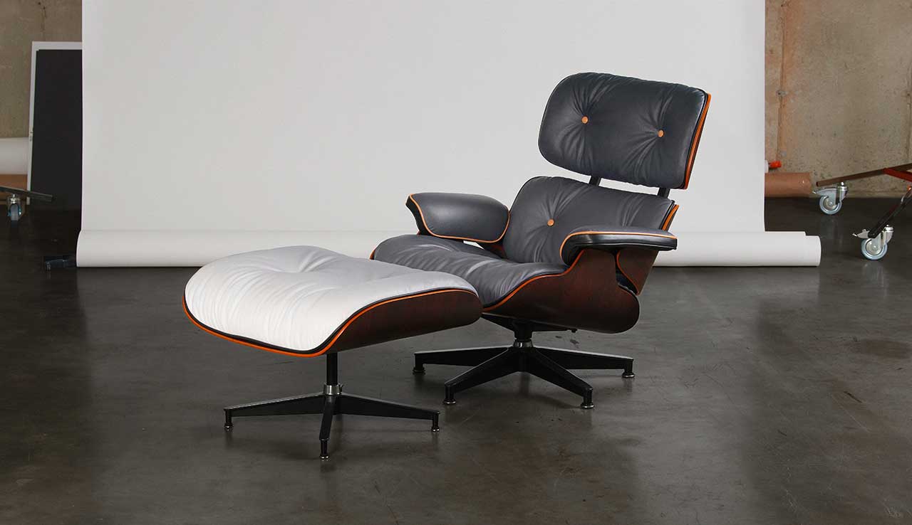 A Customized Eames Chair Inspired by NYC Asphalt + Morning Fog