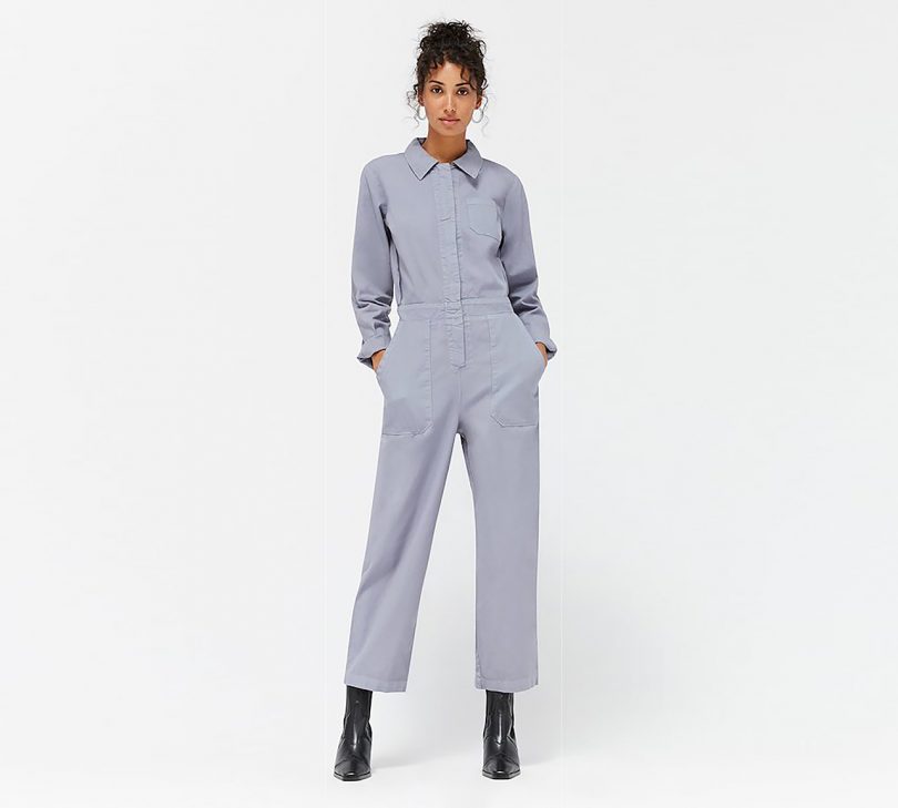 model wearing boilersuit