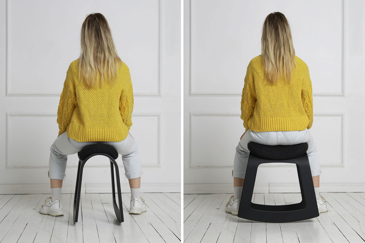 Move It With the Muista Rocking Desk Stool