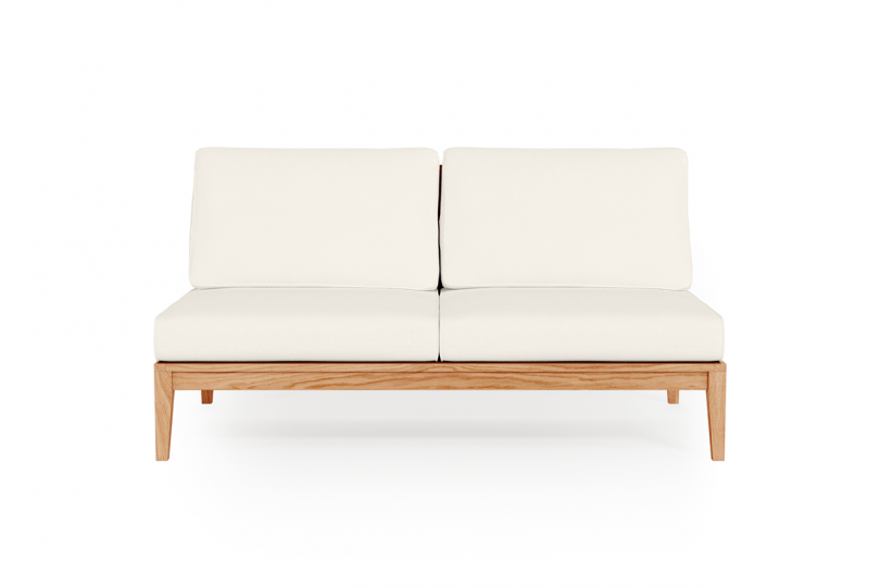 outdoor two seat sofa