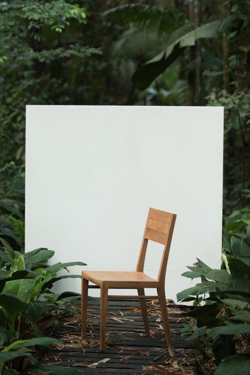 outdoor wooden chair