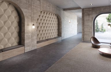 Hex by TURF Design Absorbs Office Sounds With a Dimensional Tile