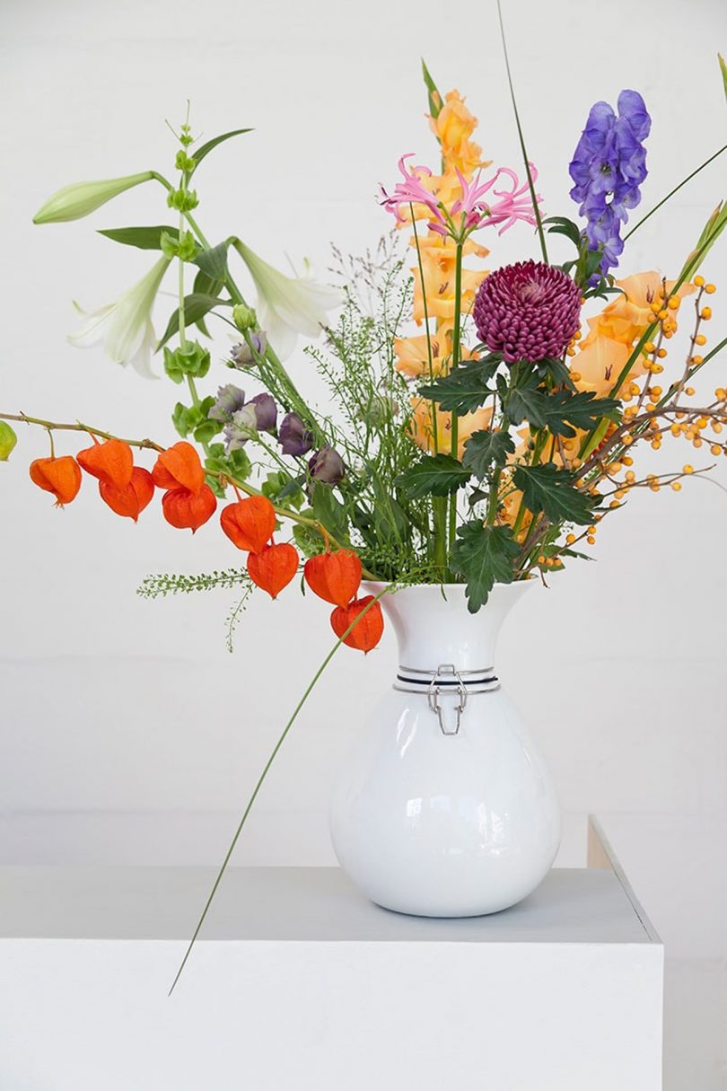 vase with flowers