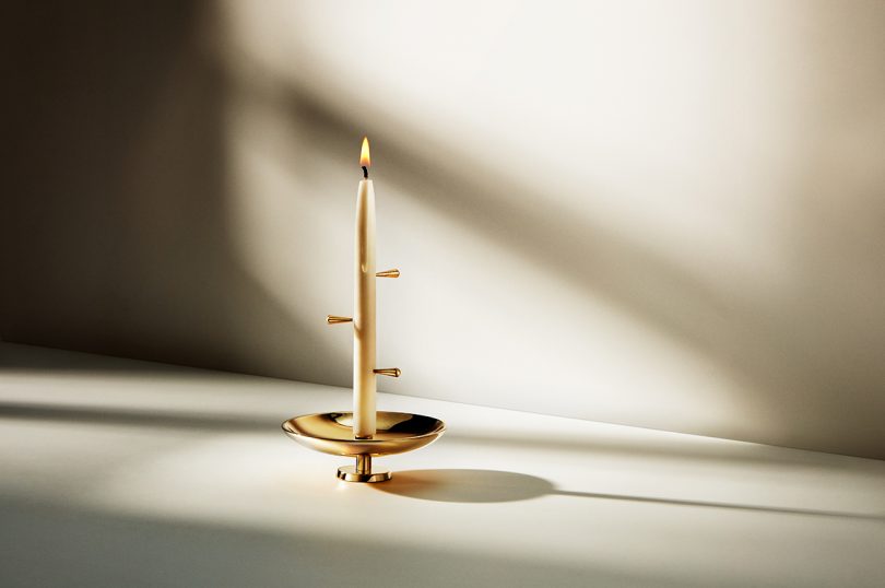 candle and candle holder