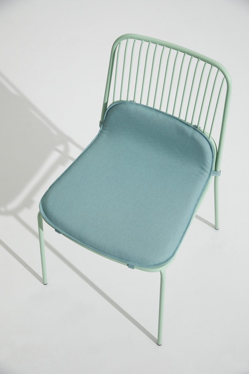 outdoor chair with cushion