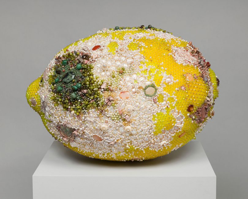 The Sculpture of Kathleen Ryan: Thousands of Gemstones + Decaying Fruit