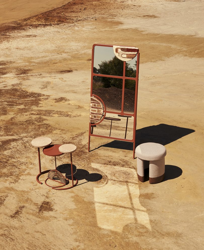 furniture collection styled outdoors