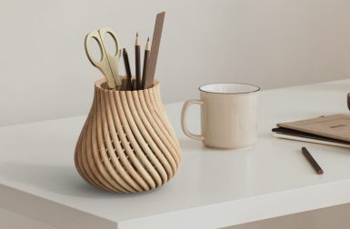 Forust + fuseproject's 3D Printing Transforms Wood Waste Into Beautiful Vessels