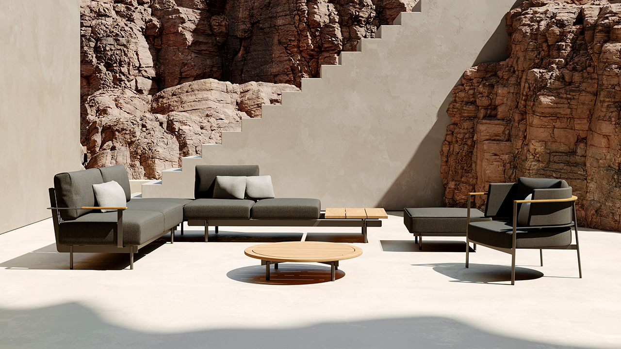 The PENDA Outdoor Furniture Collection Is Striking + Welcoming