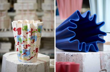 Simone Post Experiments With Ceramics to Create the Lakenvaas for Cor Unum