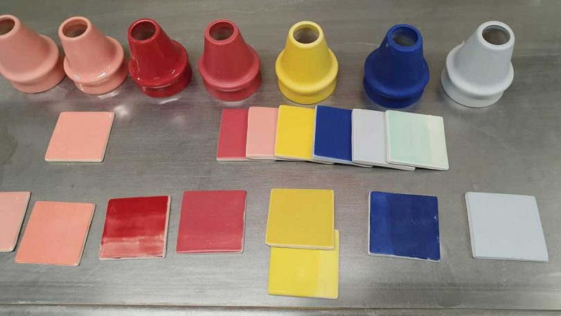 ceramic color samples