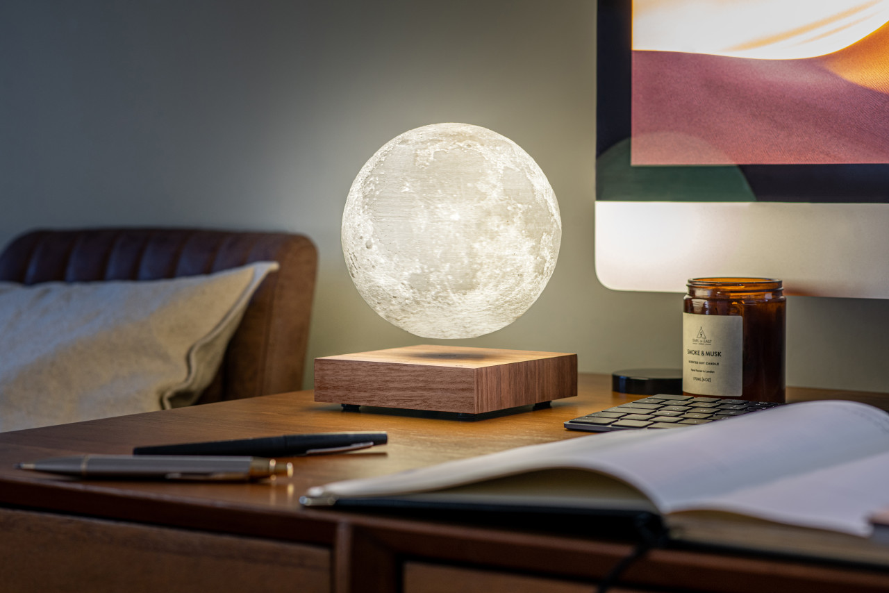 Bringing Moonlight Indoors With Gingko's New Smart Moon Lamp