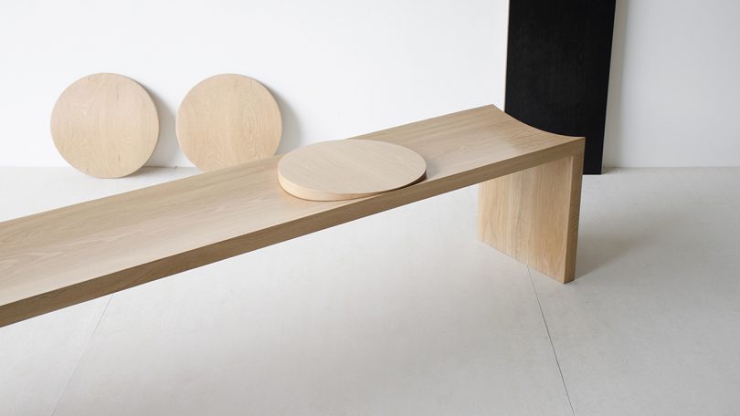 Striking Sinuous Wood Furniture + Lighting from Sabu Studio