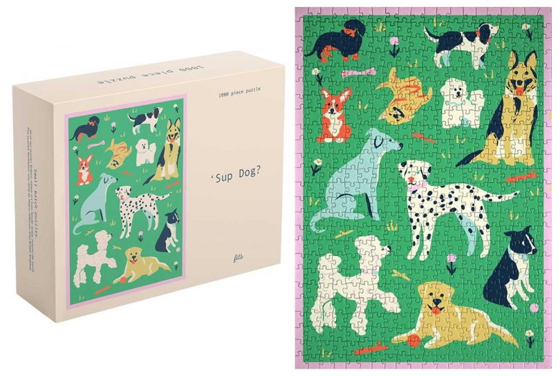 Illustrated Dogs Puzzle