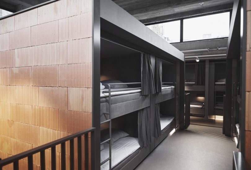 hostel bunk beds