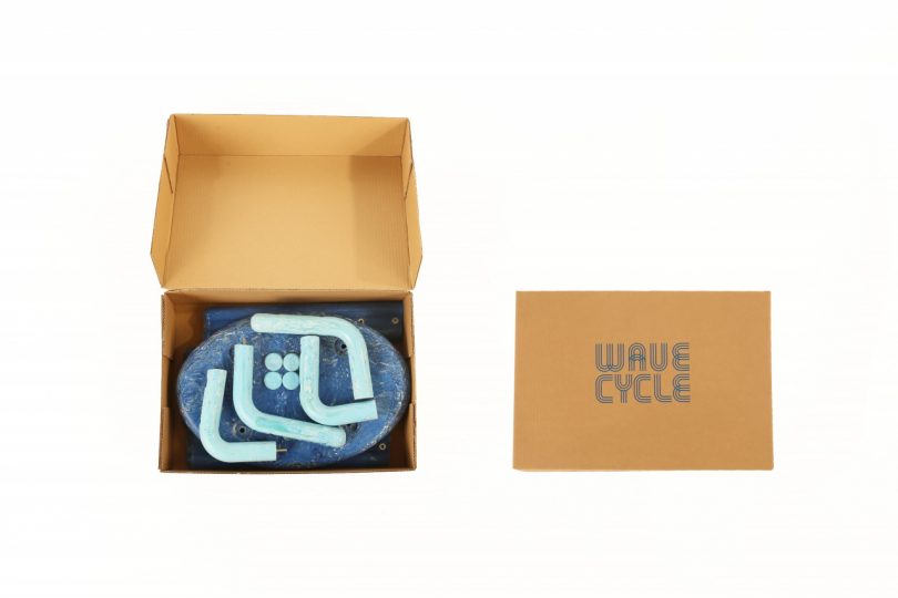 packaged parts of the wave cycle stool