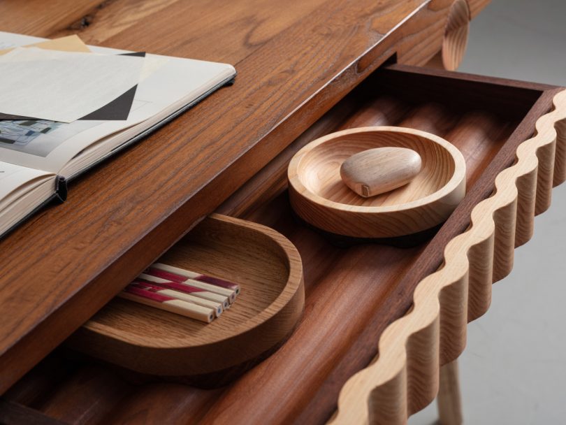 wood desk accessories