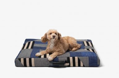 LAY LO Unveils One-of-a-Kind Dog Beds Made by Artists From Upcycled Fabrics