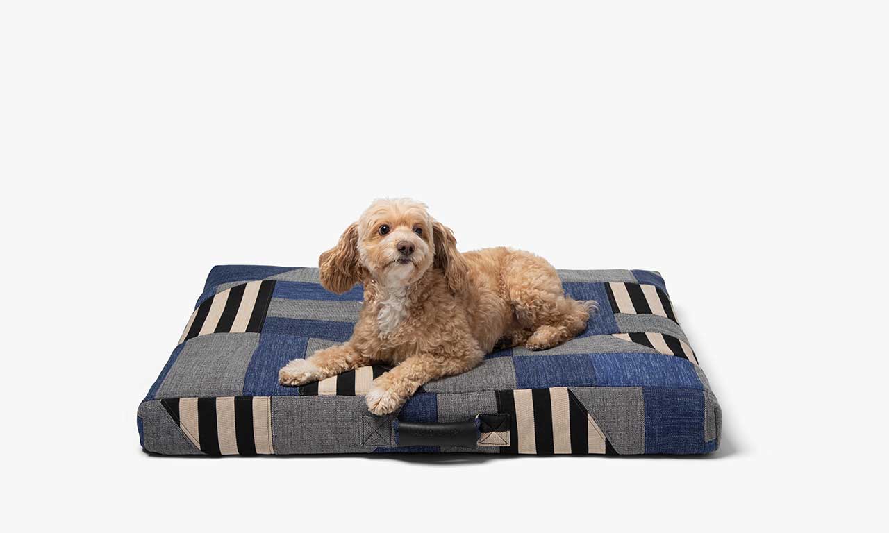 Patchwork dog bed hotsell