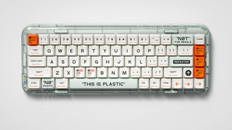 Mojo68 Mechanical Keyboard clear edition