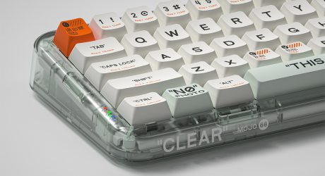 Shades of Off-White Transparently Influence Mojo68 Mechanical Keyboards