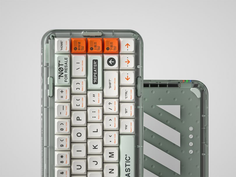 Mojo68 Mechanical Keyboard vertical 