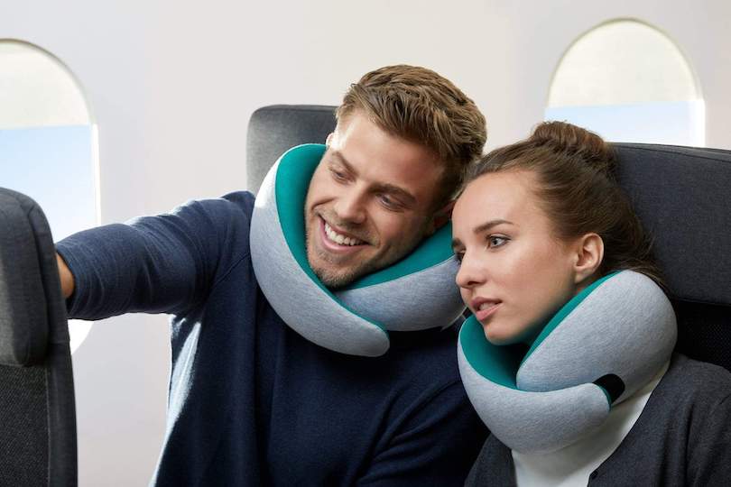 ostrichpillow wraparound travel neck pillow