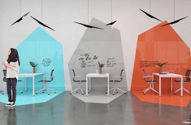 Arden Studio Reinterprets the Ubiquitous Office Writing Boards, Screens + Panels