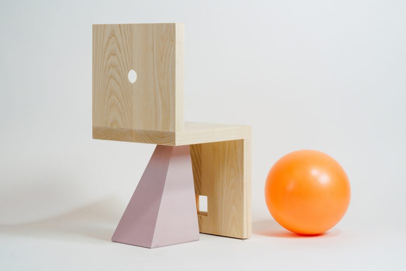 geometric chair