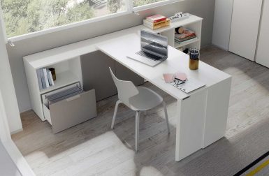Resource Furniture's Giro Takes You From Desk to Dining Table for Four