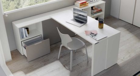 Resource Furniture’s Giro Takes You From Desk to Dining Table for Four