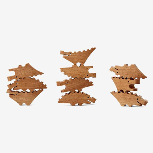 Croc Pile Mini Set of 10 by Areaware 