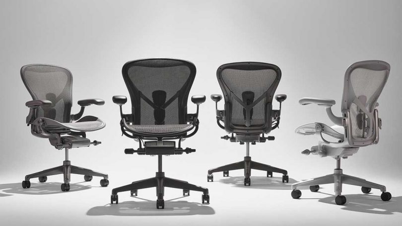 Herman Miller Reimagines the Aeron Chair Using Ocean-Bound Plastic