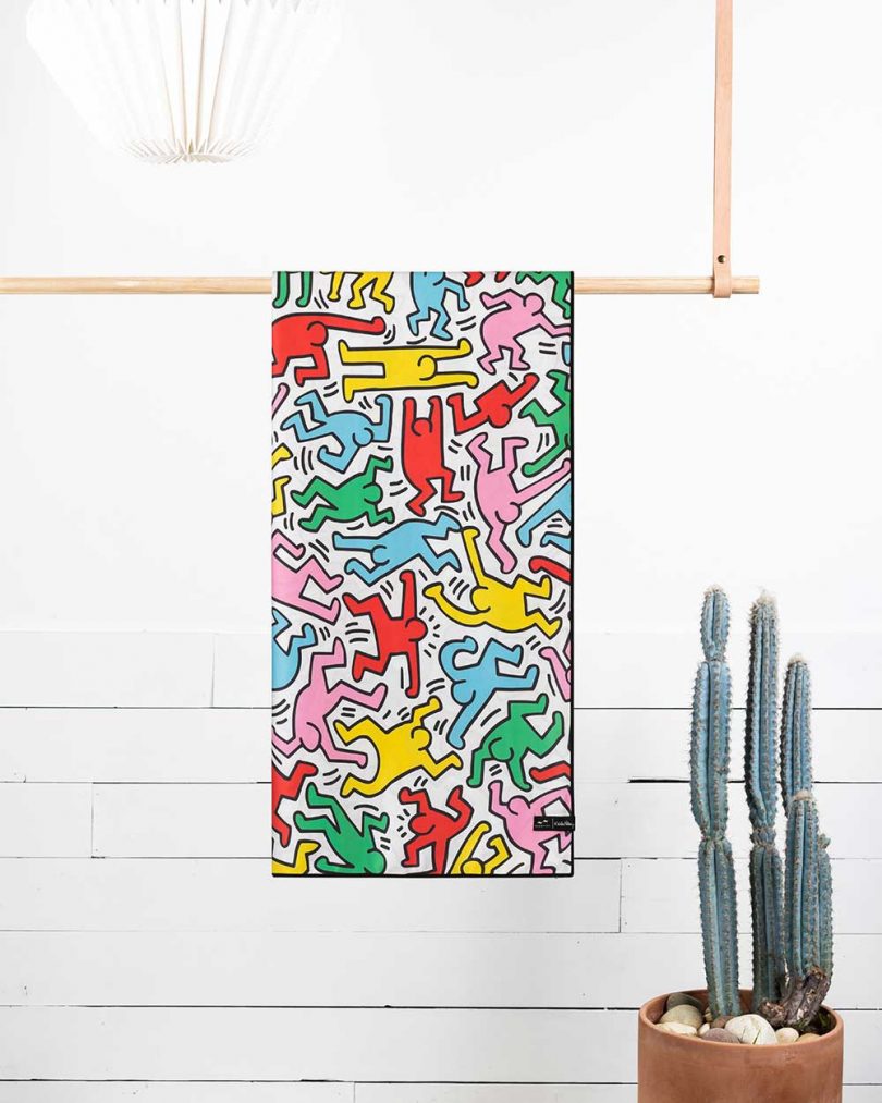 colorful quick dry towel with animate figures