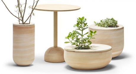 The Lur Collection Pulls Double Duty as Planter + Furniture