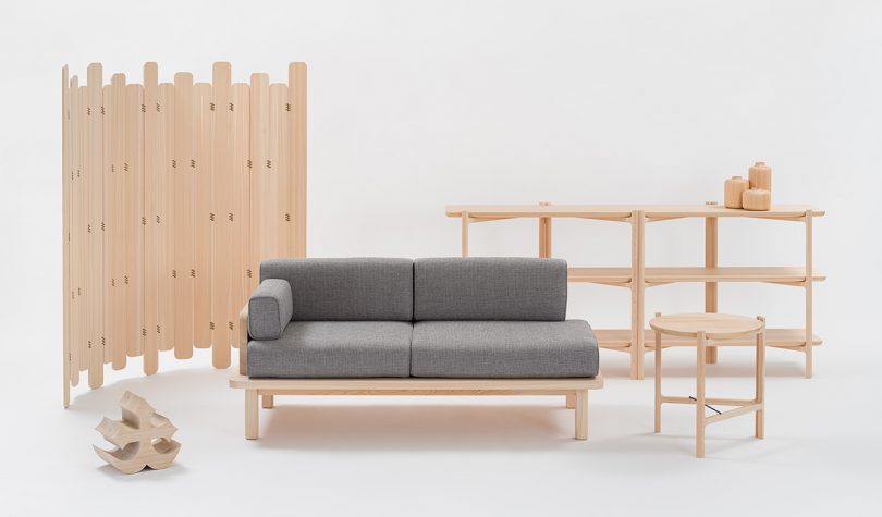 Tsuyama Furniture Celebrates Cedar + Cypress Woods at Designart Tokyo