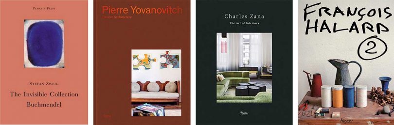 four book covers of design book