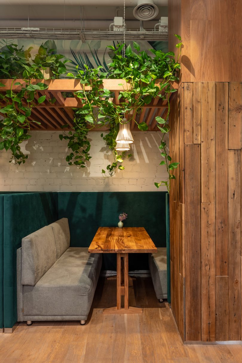 A Restaurant Office Gets A Makeover With Greenery + Natural Materials